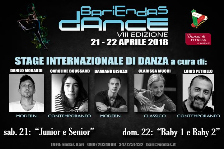 Bari Endas Dance 2018 - Bari - 8a Edizione - Endas Bari