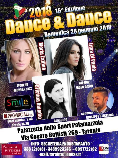 Dance & Dance 2018 - Taranto - 16a Edizione Festival della Danza - Endas Taranto