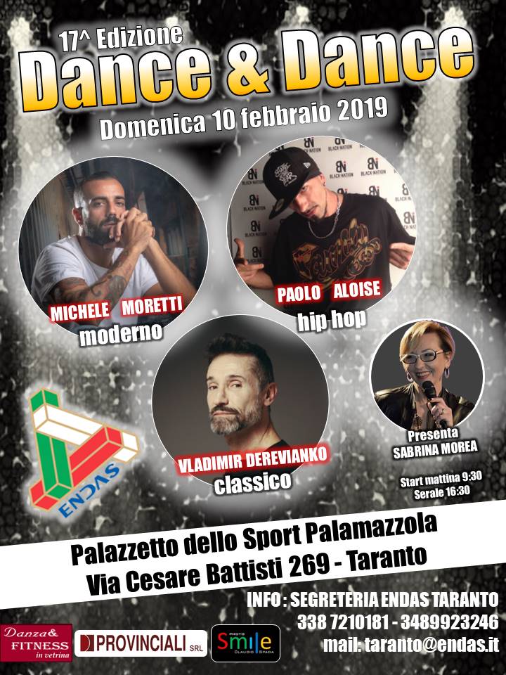 Dance & Dance 2019 - Taranto - 17a Edizione Festival della Danza - Endas Taranto
