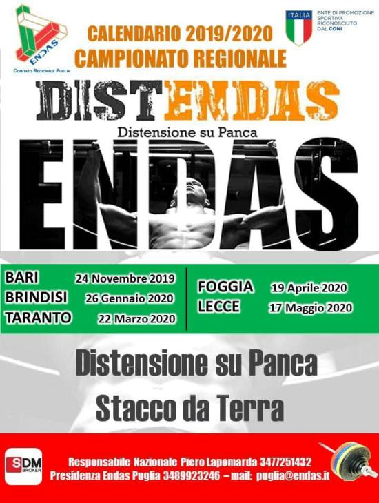 ENDAS - Ente Nazionale Democratico di Azione Sociale - Comitato Regionale Puglia - Presidente Giovanni Cristofaro