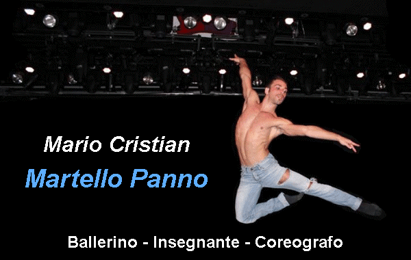 Mario Cristian Martello Panno - Ballerino Solista in Landestheater Flensburg Germania- Insegnante - Coreografo