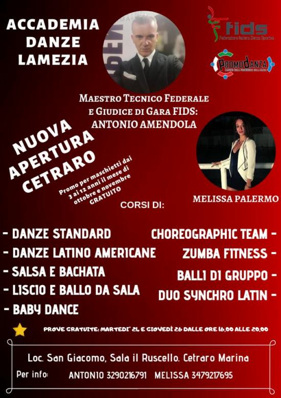 Accademia Danze Lamezia - Lamezia Terme (CZ) - Presidente Antonio Amendola