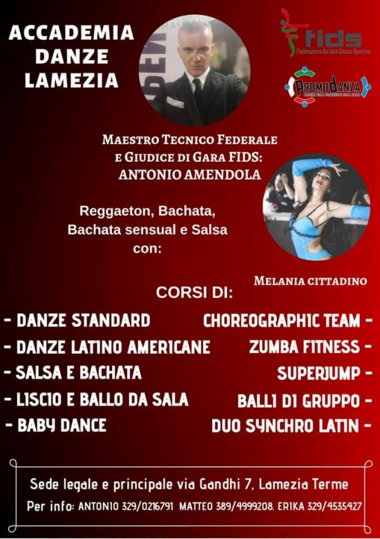 Accademia Danze Lamezia - Lamezia Terme (CZ) - Presidente Antonio Amendola