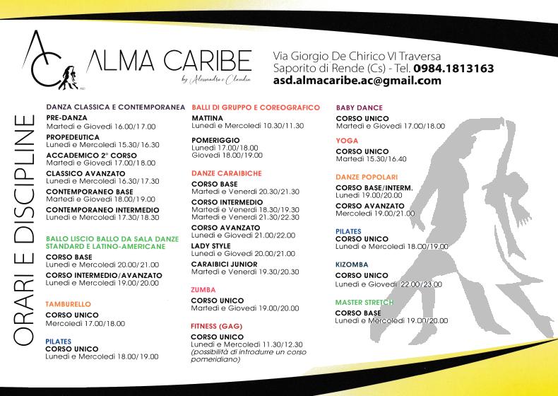 A.S.D Alma Caribe - Rende (CS) - di Alessandro Varrese e Claudia Mezzatesta - Saporito di Rende
