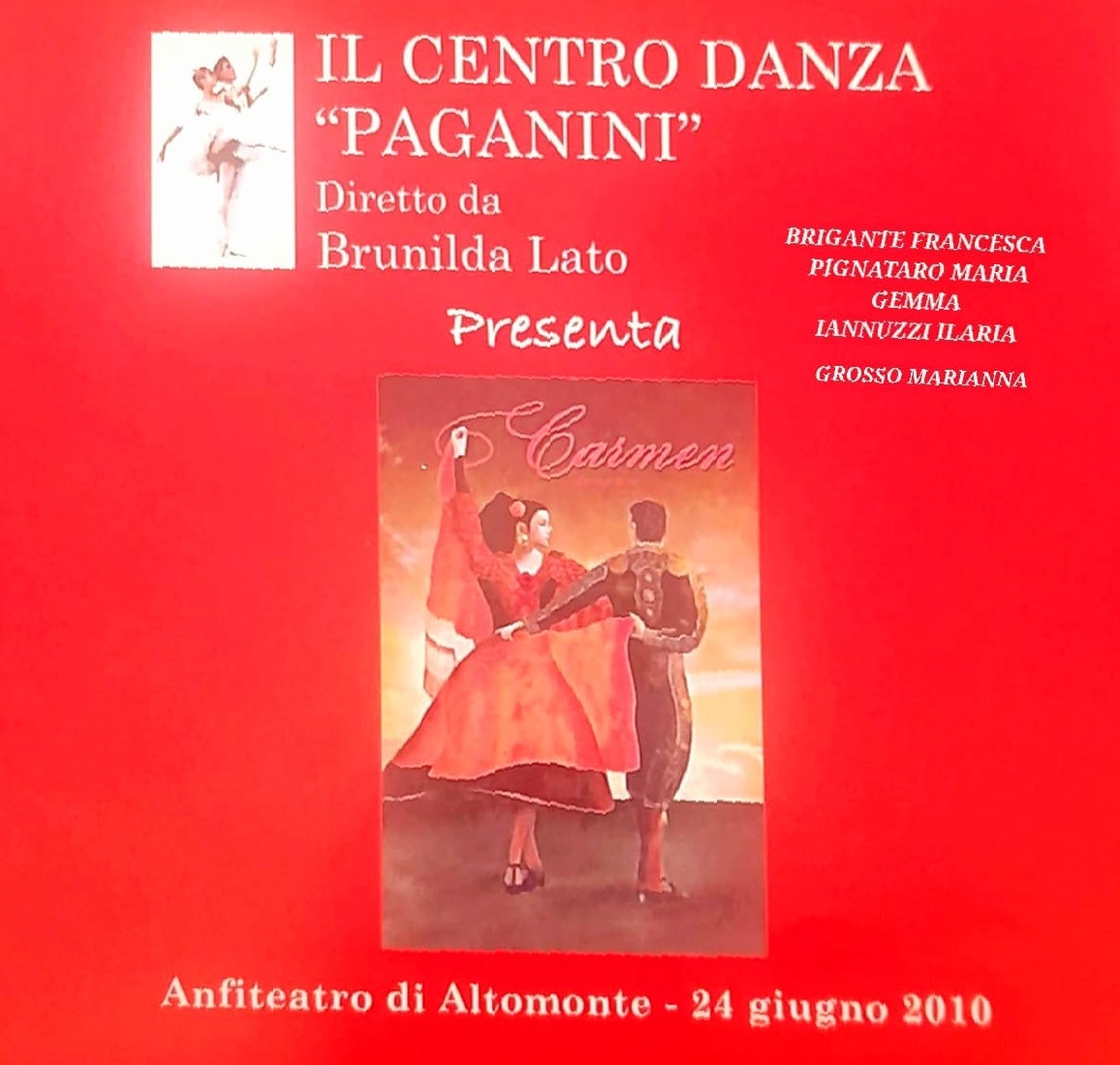 Centro Danza Paganini - Altomonte (CS) - Acquaformosa (CS) - Firmo (CS) - Lungro (CS) - San Sosti (CS) - Brunilda Lato