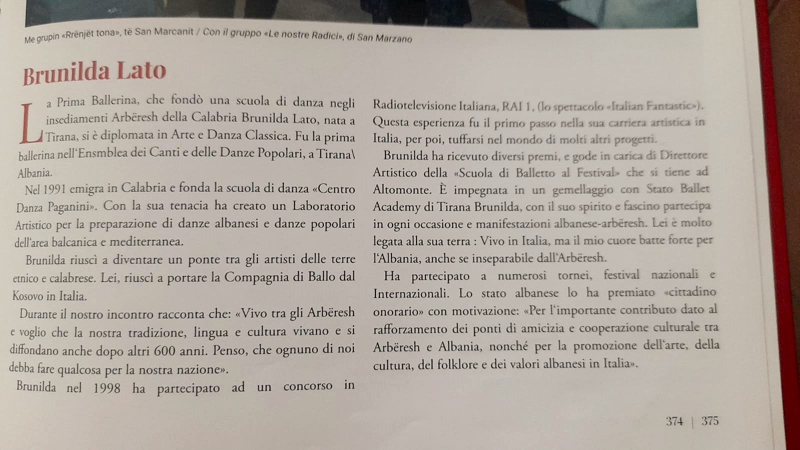 Centro Danza Paganini - Altomonte (CS) - Acquaformosa (CS) - Firmo (CS) - Lungro (CS) - San Sosti (CS) - Brunilda Lato