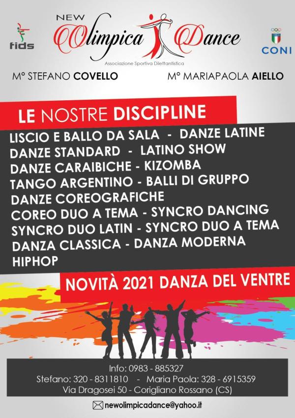 New Olimpica Dance - a.s.d. - Maestro Stefano Covello - Maestra Mariapaola Aiello - Corigliano Calabro (CS)