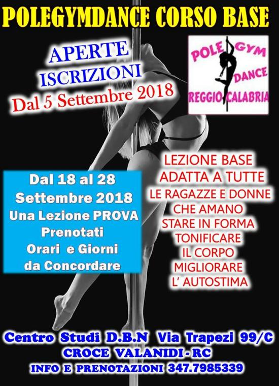 Pole Gym Dance Reggio Calabria - Antonino Roman dottore in Scienze Motorie responsabile e Promotore del primo e unico corso di Pole Gym Dance a Reggio Calabria