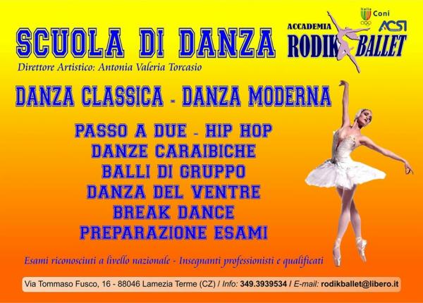 Accademia Rodik Ballet - Lamezia Terme Nicastro (CZ) - Scuola di Danza - Direttore Artistico M Antonia Valeria Torcasio