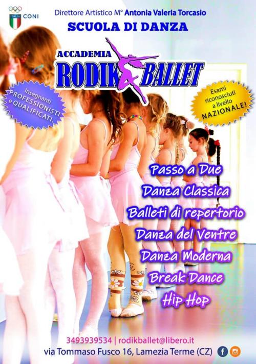 Accademia Rodik Ballet - Lamezia Terme Nicastro (CZ) - Scuola di Danza - Direttore Artistico M Antonia Valeria Torcasio