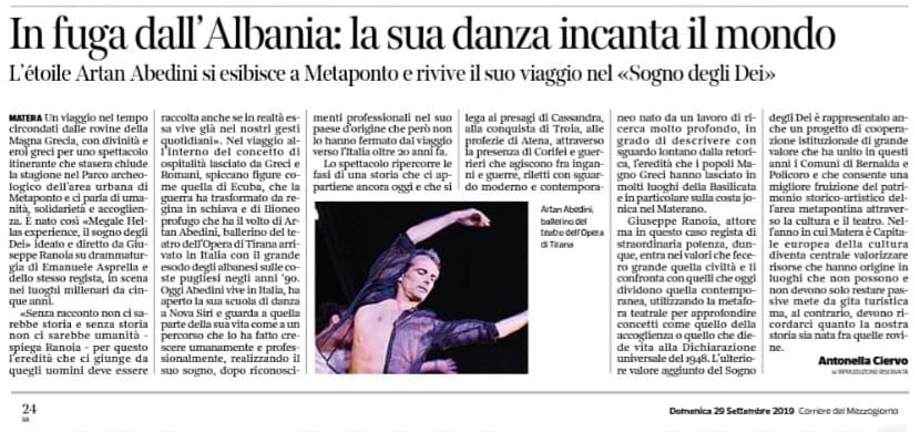 Siris Dance Accademy - Policoro (MT) - Nova Siri (MT) - Scuola di Danza Classica e Moderna di Artan Abedini