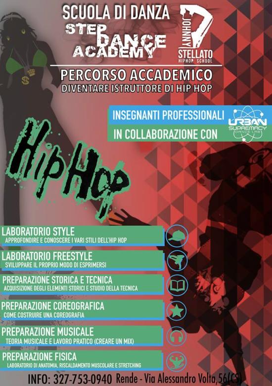 STEP DANCE ACADEMY - Rende (CS) - Maestro Sergio Stellato - Hip Hop School di Johnny Stellato - Pablito Danze Caraibiche